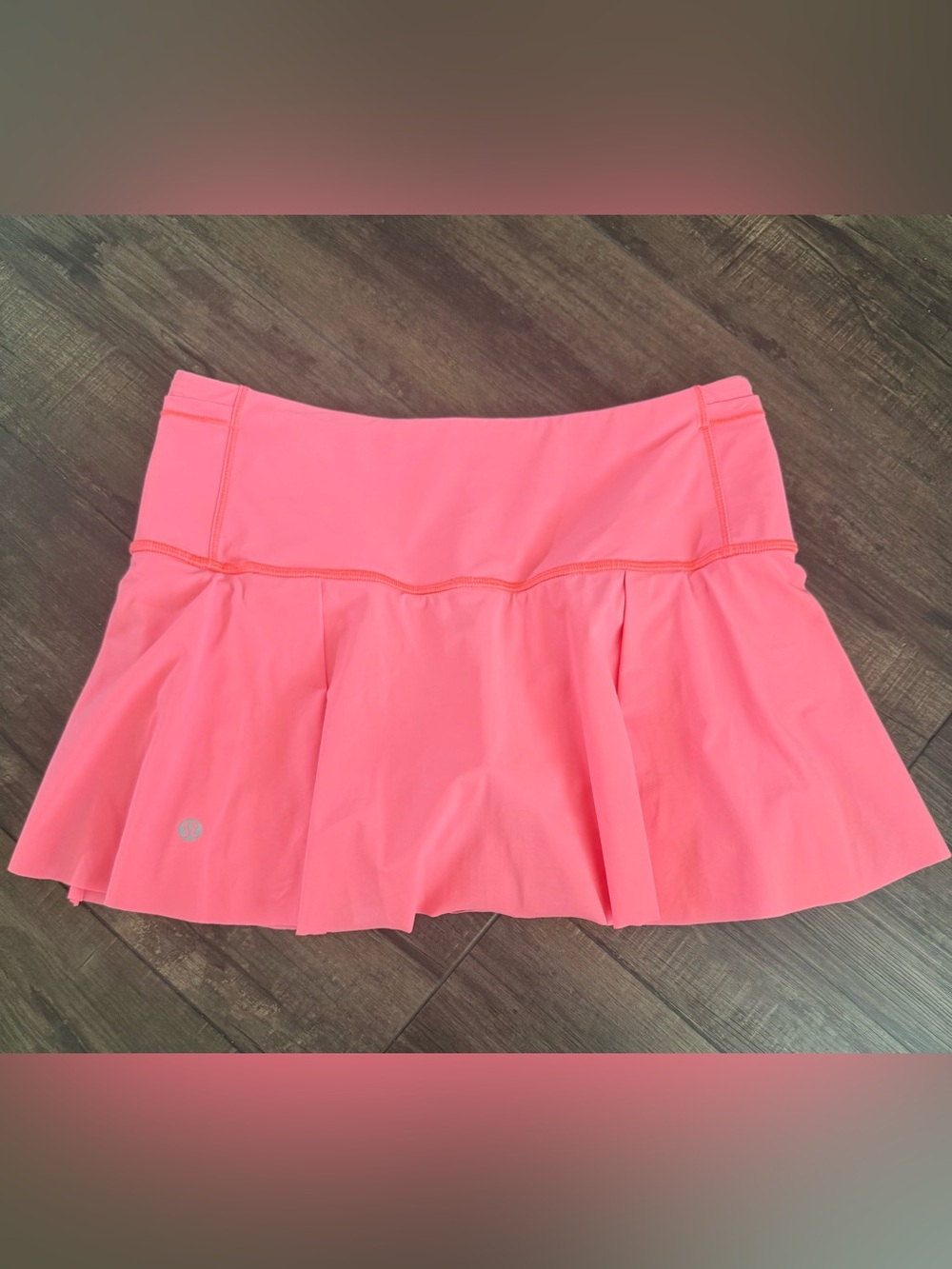 Lululemon Hit Your Stride Pink Lemonade Athletic Tennis Golf Skort Size 6 RARE